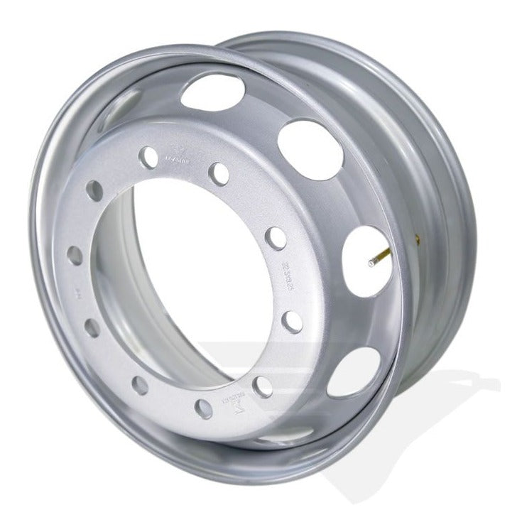 Roda de Aço Aro 22,5 x 7,5 10 Furos Pneu 275