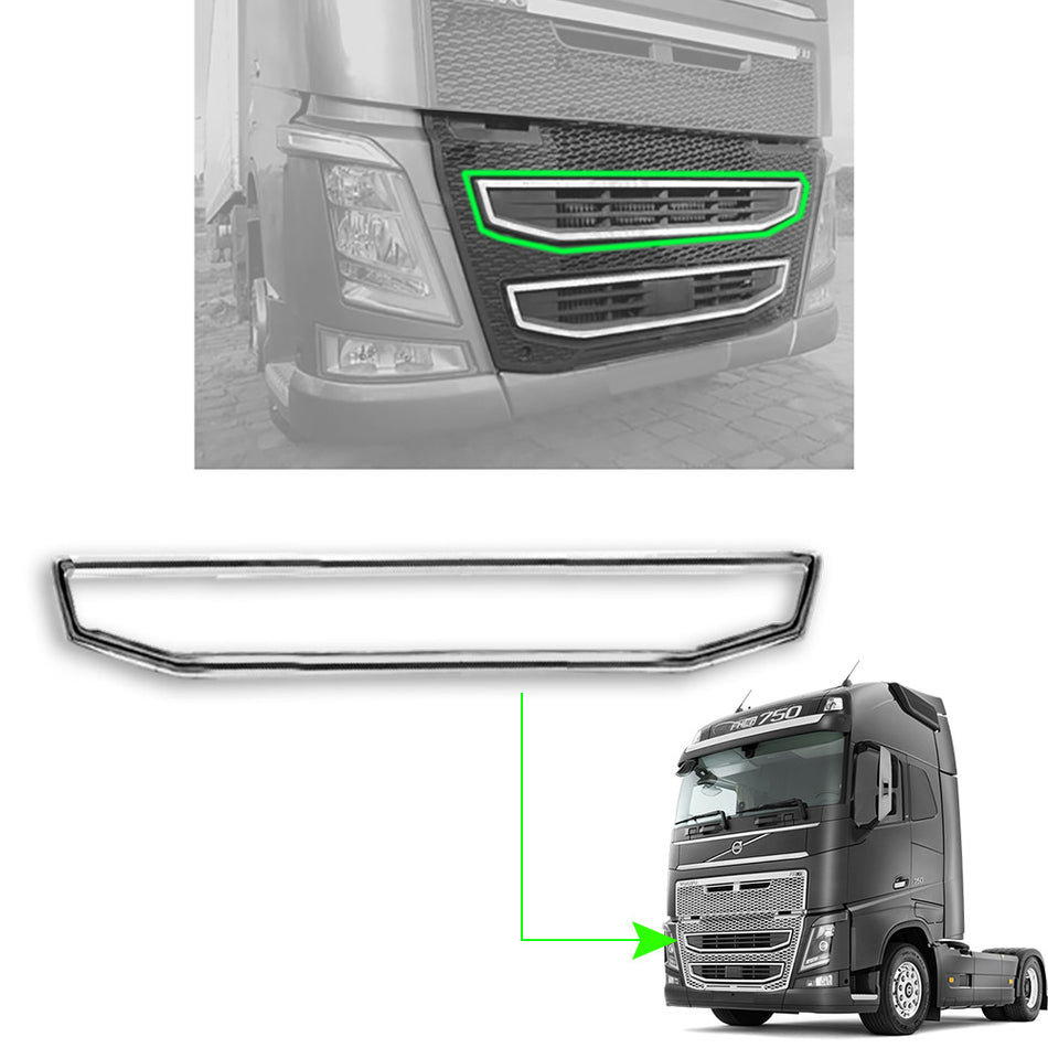 Friso Grade Frontal Inferior Volvo FH 2015/21 Fosco