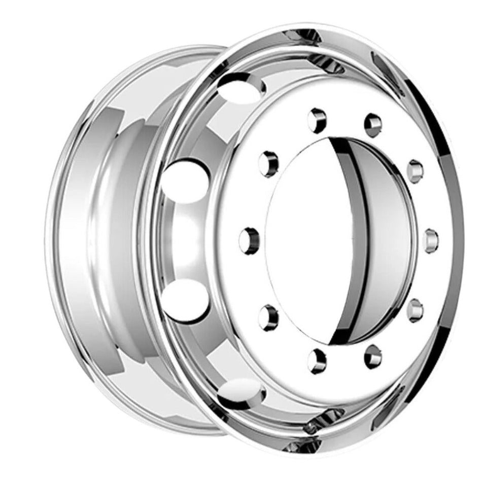 Roda de Alumínio Aro 22,5 x 8,25 10 Furos GT1 Pneu 295 - FRAT-ALU-225-825-10F-GT1