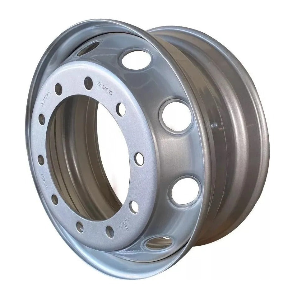 Roda de Aço Aro 22,5 x 11,75 Single 10 Furos Caminhão