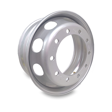 Roda de Aço Aro 22,5 x 8,25 10 Furos Pneu 295