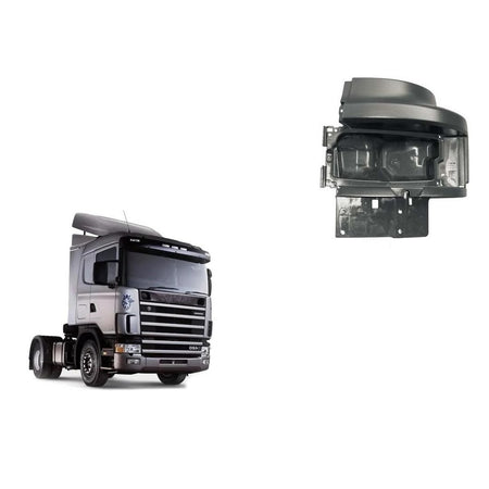 Carcaça Bojo Farol Scania 2007/09
