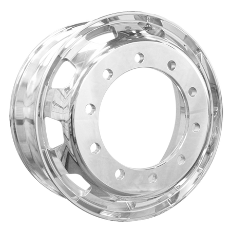 Roda de Aço Aro 22,5 x 8,25 10 Furos Pneu 295