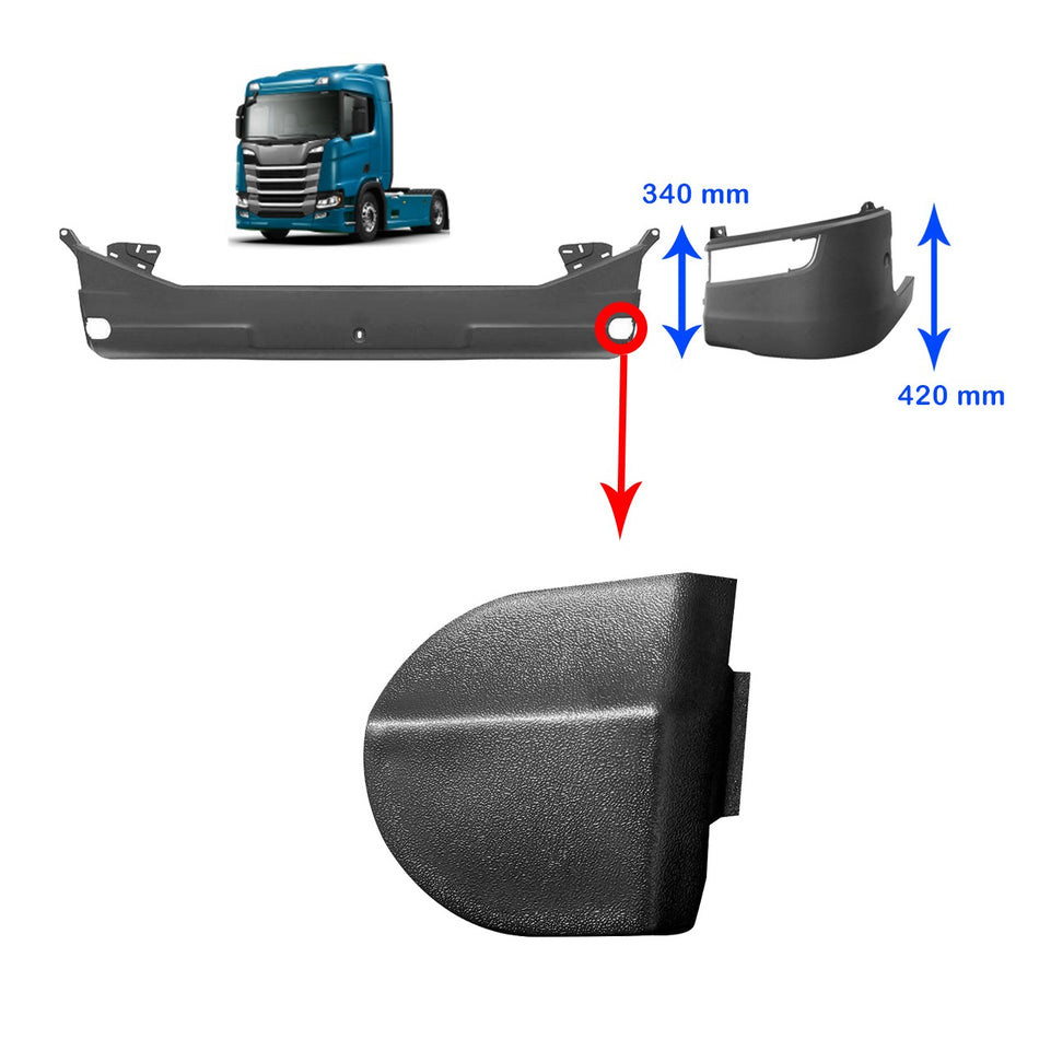 Tampa Lateral Parachoque Scania NTG