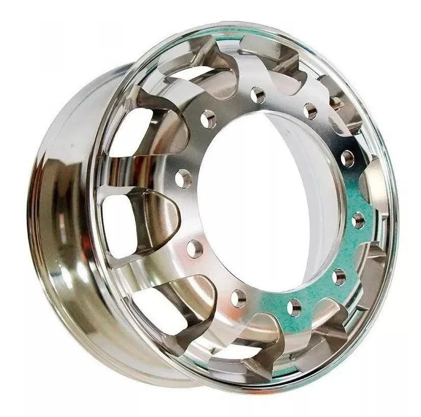 Roda de Alumínio Aro 17,5 x 6,00 8 Furos Ford F4000 Pneu 215
