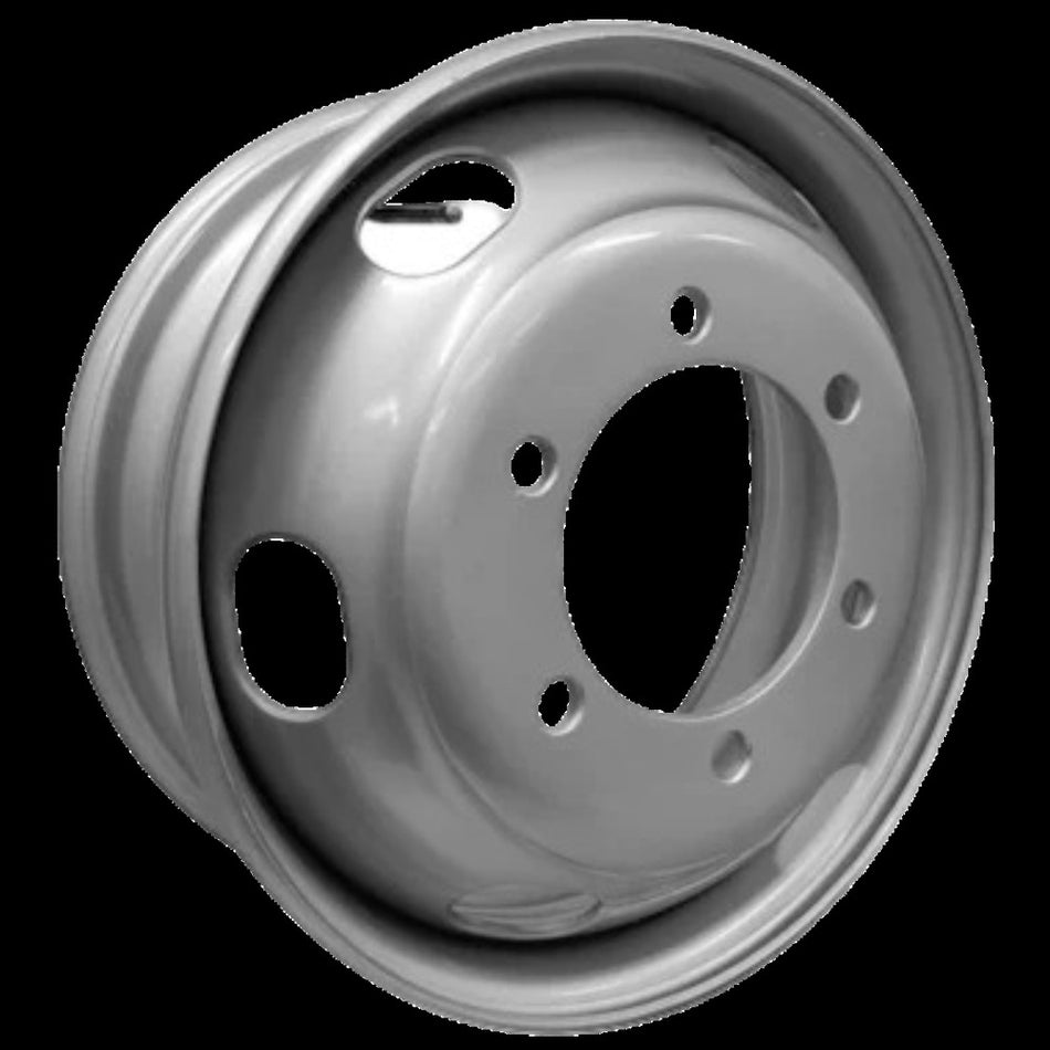 Roda de Aço Aro 17,5 x 6,00 6 Furos IVECO Pneu 215 - FRAT-ACO-175-600-6F-IVECO