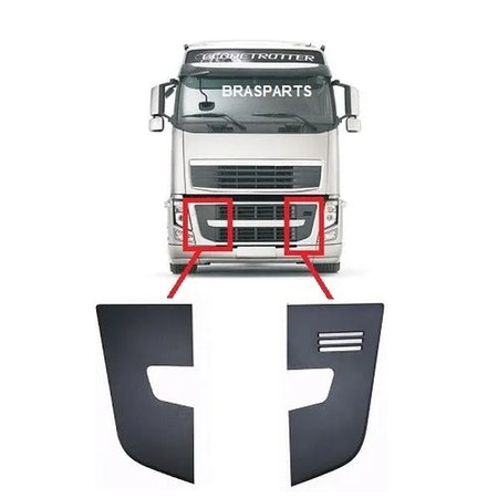Acabamento Grade Inferior Volvo FH 2009/14